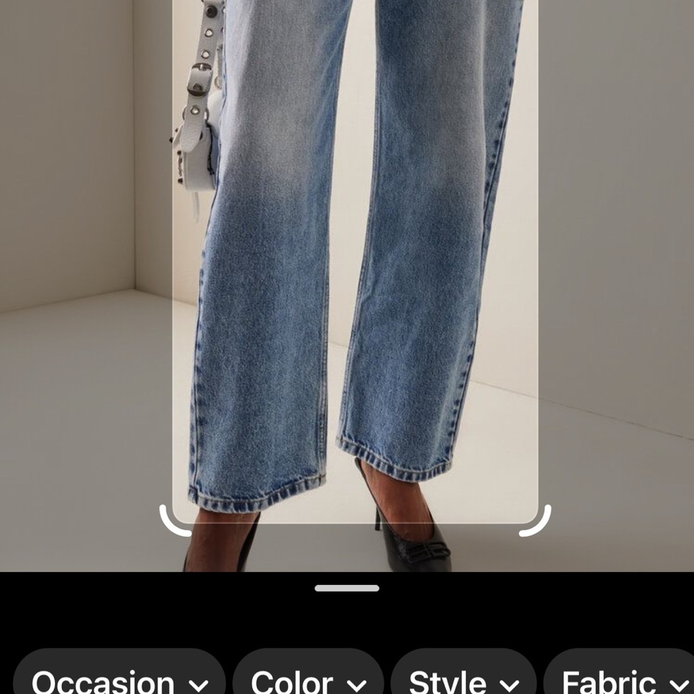 Gabrielle Union High Rise Ripped Jeans Size 12 - Picture 12 of 13